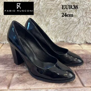 FABIO RUSCONI 파비오 루스코니 에나멜 펌프스 24cm
