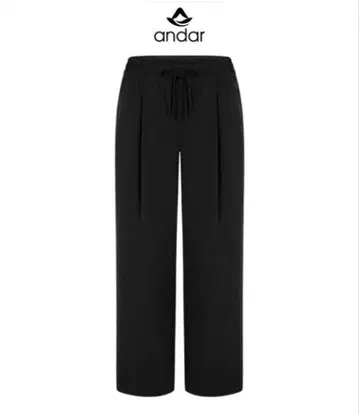 andar 안다르 Freshmove 와이드 팬츠 XL 블랙