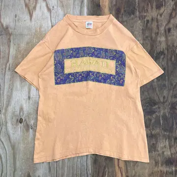 anvil 90s USA제 하와이 와이키키 비치 T셔츠 서프 구제 의류