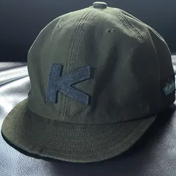 KAVU 야구 모자 카키 58~60cm 코튼 100%