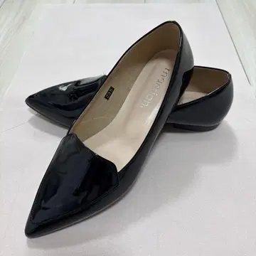 mamian 블랙 스틸레토 플랫슈즈 23.5cm
