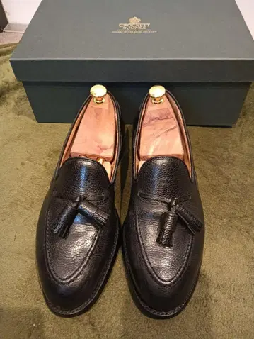 CAVENDISH 3 크로켓&존스 6E 블랙 태슬 로퍼