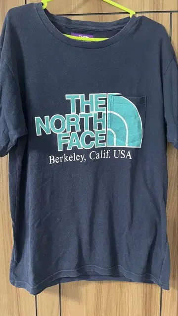 THE NORTH FACE 퍼플 라벨 네이비 T셔츠 L사이즈