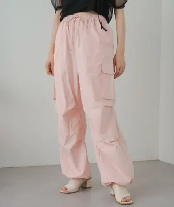 Kastane 핑크 카고 팬츠 프리 사이즈