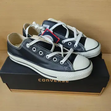 새상품 CONVERSE LEATHER ALL STAR OX 블랙 26