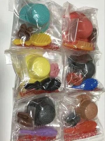 리카짱 캐슬 잡화 (모자, 신발, 귀걸이, 빗) 6개 세트 리카짱 인형