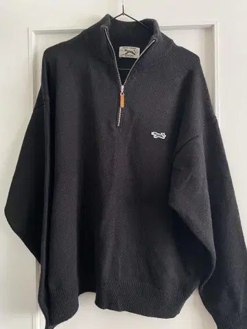freak's store 블랙 하프 지퍼 트레이닝복