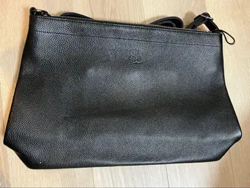 소프트뱅크 호크스 블랙 가죽 숄더백