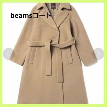 빔즈 캐시미어 코트 카멜 베이지 스픽 앤 스팬 이에나