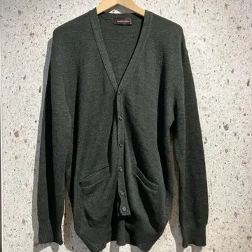 00s LINDBERGH V넥 가디건 린드버그 그레이