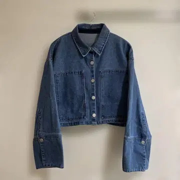 루미에르 Lumier 숏 데님 자켓