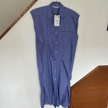 ZARA 스트라이프 포플린 원피스 S 사이즈