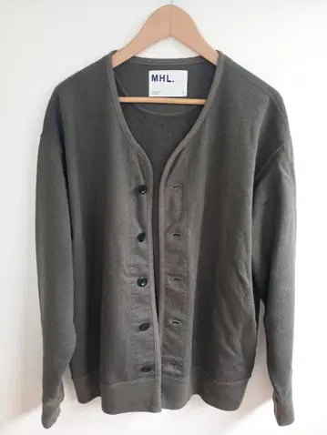 MHL. 버튼 가디건 L 사이즈 올리브 그린