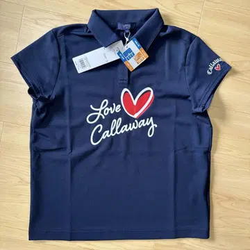 미사용 새상품 Callaway 여성용 M 네이비 셔츠