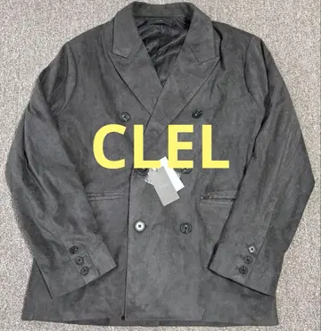 CLEL 더블 테크 페이드 테일러드 자켓 차콜 그레이 S 사이즈