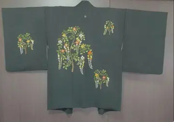 겉옷 블랙 레트로 기모노