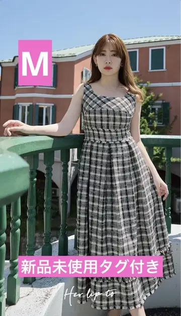 미사용 새상품 herlipto Summer Tweed Midi Dress
