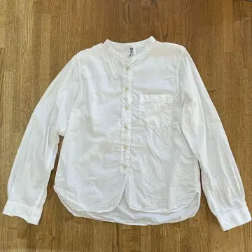 MHL 밴드 카라 셔츠 화이트