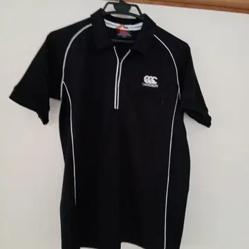 CANterbury 블랙 피케 셔츠 M 사이즈