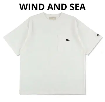 [ 기간 한정 ] WIND AND SEA 윈드앤씨 가슴 포켓 반팔 T셔츠