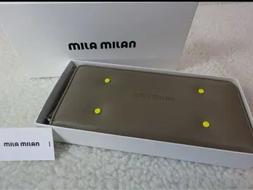 정가 18,000엔 새상품 MILA MILAN 그레이 장지갑