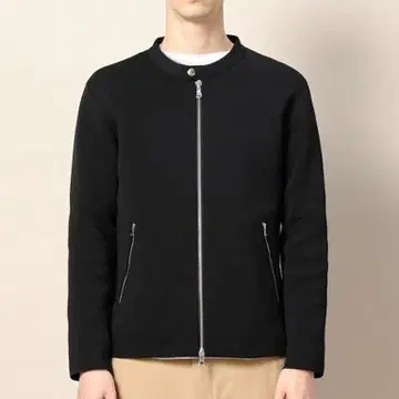 B&Y UNITED ARROWS 애로우즈 밀라노 리브 지퍼 블루종 S