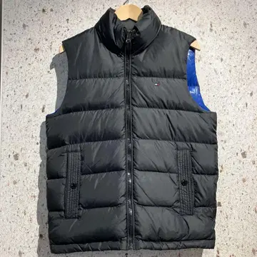 TOMMY HILFIGER 다운 베스트 타미힐피거 블랙