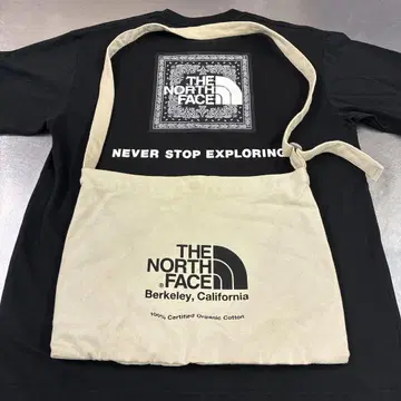 THE NORTH FACE 숄더백 블랙 셔츠 세트