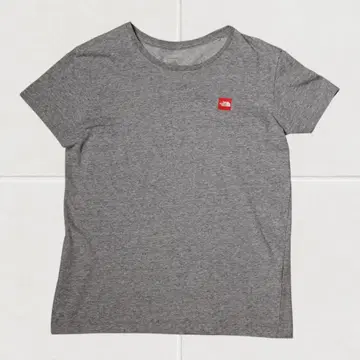 E309 THE NORTH FACE 로고 반팔 T셔츠 M 그레이