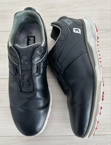 풋조이 FJ PRO SL BOA 스파이크리스 신발 블랙/그레이