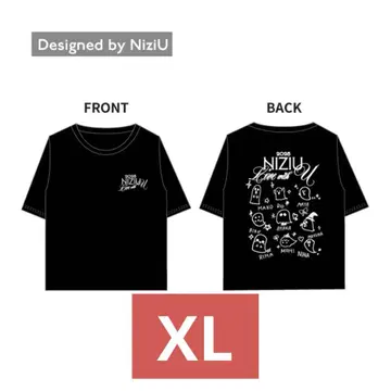 [ XL ] NiziU Live with U 2025 홀 투어 티셔츠