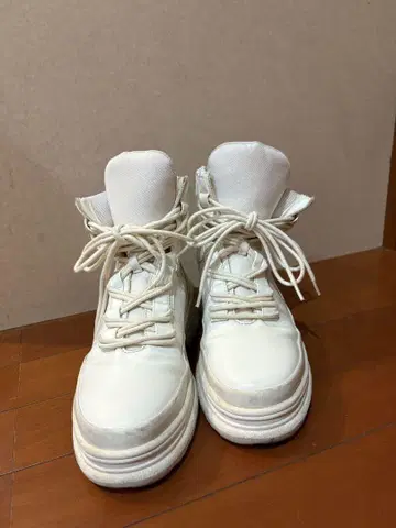 MOUSSYDOUBLE SHOELACES 부츠 IVOY 3 23.5