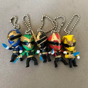 넘버원 전대 고쥬우쟈 스윙 마스코트 피규어 5개 세트