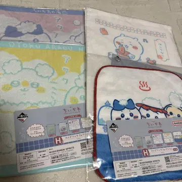 치이카와 제일복권 타월 복주머니 세트