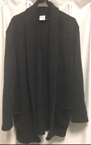 [ ZARA ] 남성용 롱 가디건 버튼 없음 M 니트 봄부터 가을까지