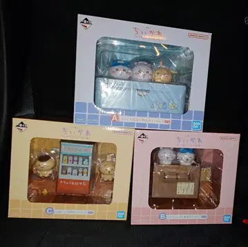 미개봉 새상품 치이카와 (먼작귀) 제일복권 A상 B상 C상 세트 판매