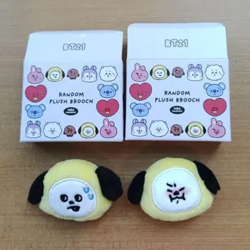 BT21 랜덤 페이스 브로치 CHIMMY 세트