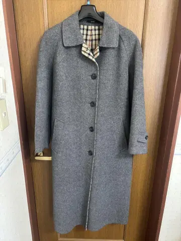 DAKS 롱 코트 그레이