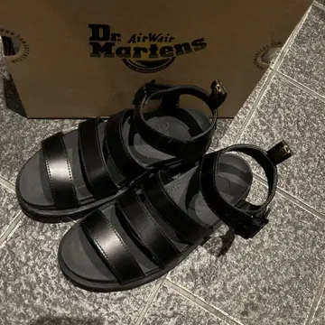닥터마틴 BLAIRE 샌들 박스 있음 블랙 25cm 블레어