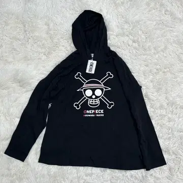 택 포함 새상품 ONE PIECE 원피스 프린트 후드티 풀오버