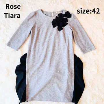 Rose Tiara 빅 사이즈 42 리본 튜닉 원피스 장식