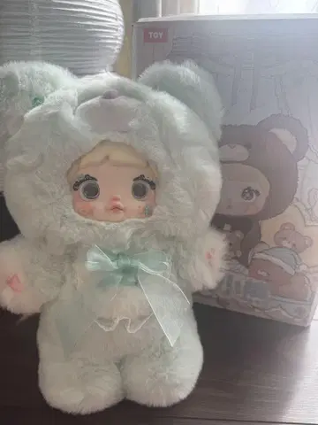 nommi 400% 오야스미쿠마짱 민트 그린