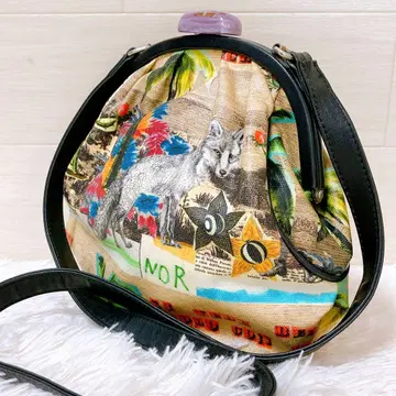 FURLA 훌라 가마구치 숄더백 멀티 애니멀 레어