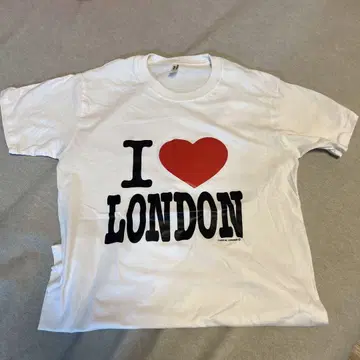 [ 미사용 ] I LONDON T셔츠 S사이즈