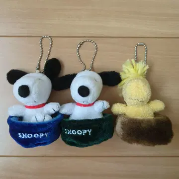 스누피 키링 봉제 인형 세트