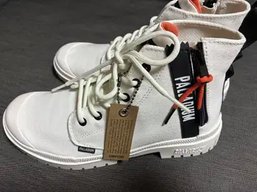 PALLADIUM 화이트 하이컷 스니커즈 새상품 팔라디움