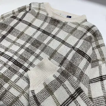BILL BLASS USA 90s 니트 스웨터 크림 남성용 L