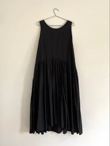CHECK&STRIPE 딸기 롱 원피스 바다의 브로드 Handmade