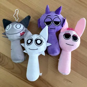 [ 미사용 새상품 ] 스플랜키 봉제 인형 4개 세트 묶음 판매