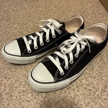 새상품급 CONVERSE 올스타 컨버스 블랙 스니커즈 25cm